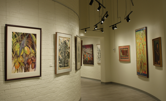 Paintings in Ralph Hurst Exhibit